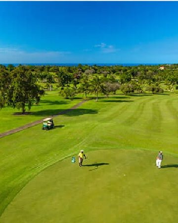 Golfing at Sandals Golf and Country Club, Sandals Ochi, Jamaica